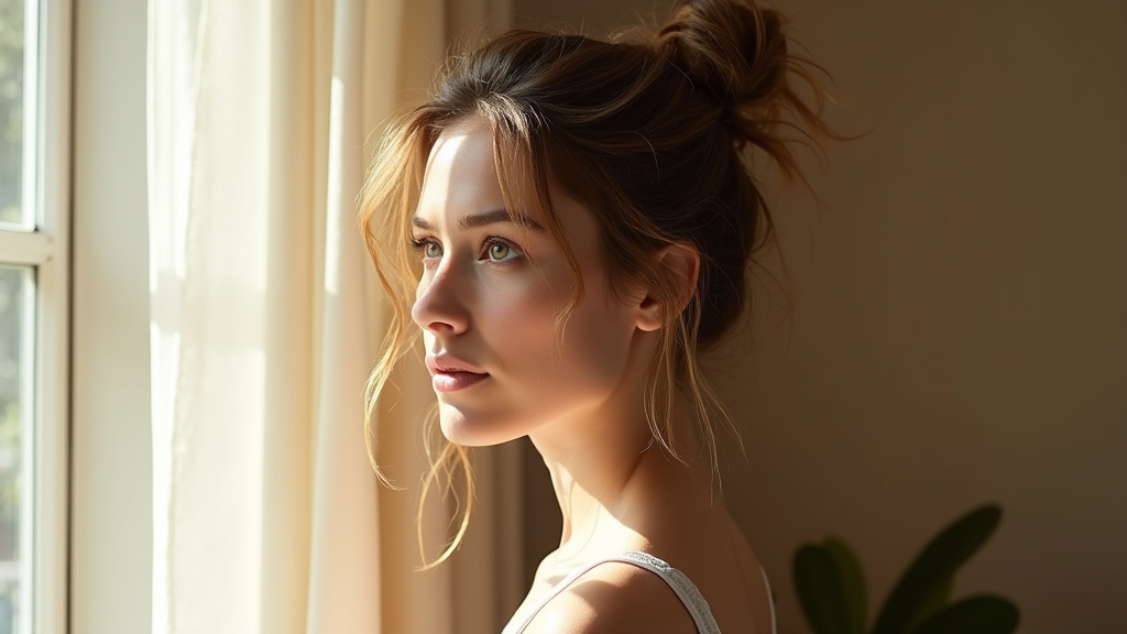 Chignon coiffé décoiffé pour soirée élégante