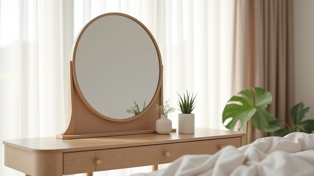 Coiffeuse meuble élégante dans une chambre moderne