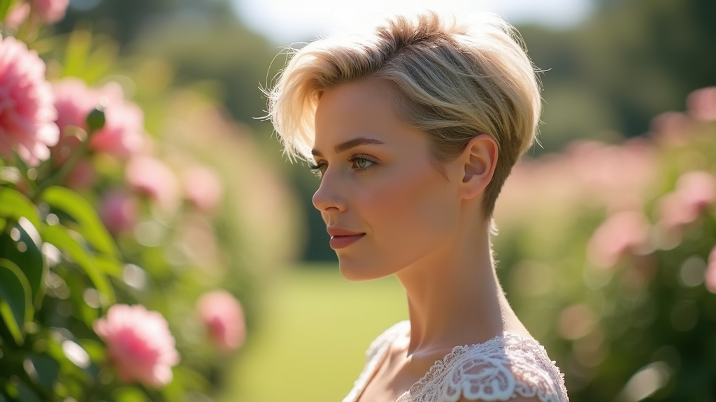 Mariée en train de se faire coiffer pour son mariage