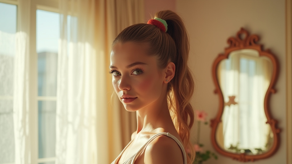 Space buns modernes inspirés des années 90
