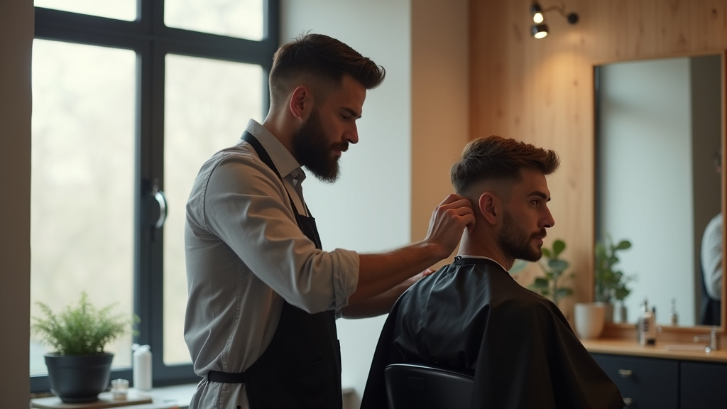 Homme avec une coupe buzz cut tendance 2026