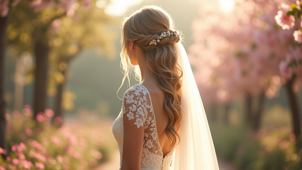 Coiffure de mariage élégante pour mariée 2026