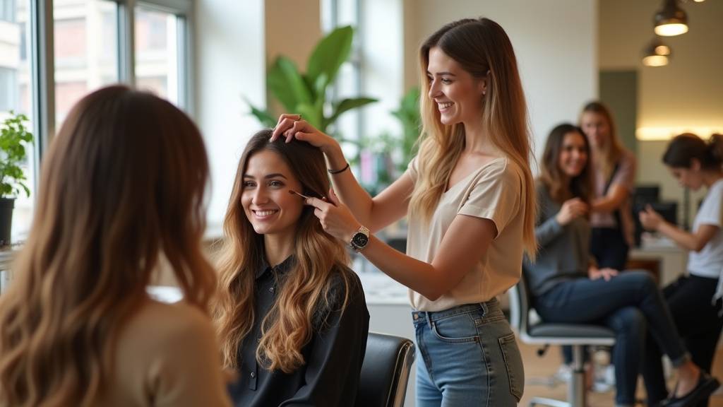 Application mobile Tchip Coiffure avec interface utilisateur