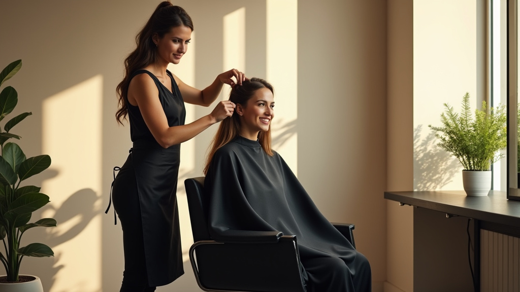 Service barbier dans un salon de coiffure 2026